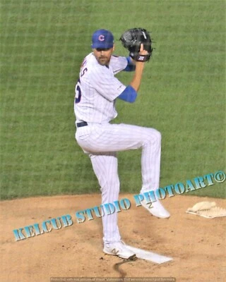 COLE HAMELS ~ Chicago Cubs ~ Atlanta Braves ~ Varios Tamaños Fotoarte Impresión WS MVP Foto 1 de 4