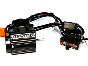 Arrma BLX100 3s Brushless ESC w/ Spektrum Firma 3200kv Motor NEWEST FAN Typhon - Picture 1 of 6