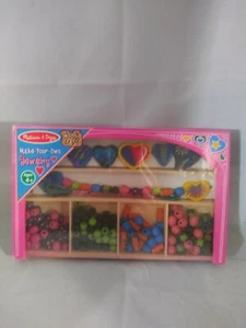 Melissa & Doug Wood' N Crafts Make-Your-Own Flower Power Jewelry Kit 150 Pieces - Picture 1 of 1