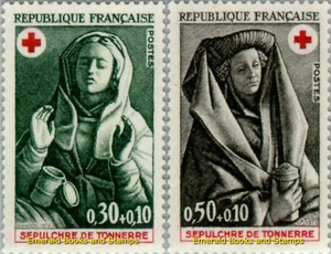 EBS France 1973 - Red Cross - Saint-Sépulcre de Tonnerre - YT 1779-1780 - MNH** - Picture 1 of 3