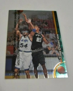 1999 TOPPS FINEST - TIM DUNCAN FORWARD-CENTER SAN ANTONIO SPURS CARD # 190 - Picture 1 of 4