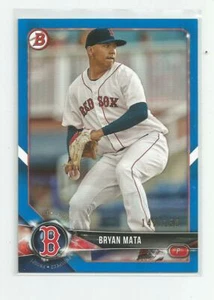 Bowman Draft 2018 BRYAN MATA blu 140/150 - Foto 1 di 1