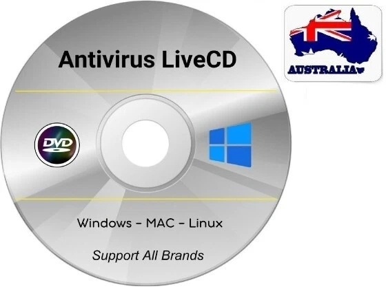 Powerful Anti-Virus Live CD - Windows - Mac - Linux 32-Bit 64-Bit BIOS 2025 -NEW - image 1 of 1