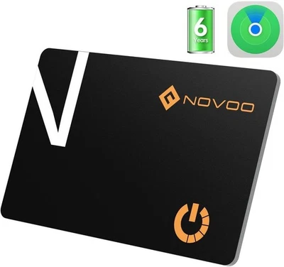 NOVOO Air Tag Karte Wallet Tracker Card Thin 1,6mm Smart Bluetooth Tag 6 Jahre