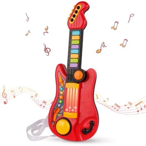 Kids Guitar 2 in 1 Musical Instruments for Kids Piano Toddler Toy Electric Gu... - Picture 1 of 6