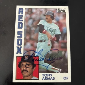 1984 Topps Baseball #105 Tony Armas Signed Auto Autograph (no COA) - Picture 1 of 2