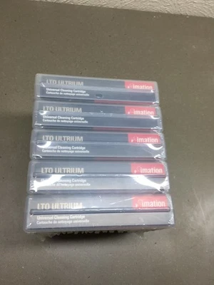 Pack of 5 Imation Ultrium LTO 1 Universal Cleaning Cartridges New Factory Sealed - Image 1 of 4