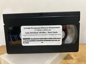 3 Ring Circus Dean Martin VHS Tape STARZ! Family Paramount Promotional 1999 - Picture 1 of 6