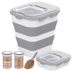 35-40 Lbs Airtight Dog Food Storage Container, Collapsible Dog Food Container... - Picture 1 of 7