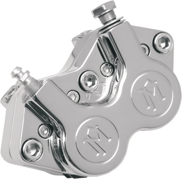 Performance Machine Rep. 125x4S 4-Piston Classic Brake Caliper Only Chrome - Image 1 of 1