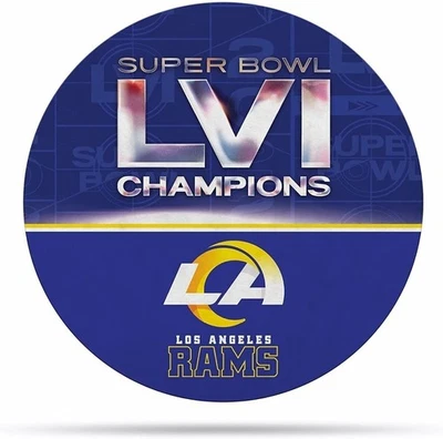 Banderín de fieltro suave Los Angeles Rams Super Bowl LVI Champions, corte de forma, 18... Foto 1 de 3