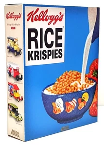 Lledo Diecast KG4004 - Kellogg's Rice Krispies 4 Piece Van Set Ford Dennis - Picture 1 of 6