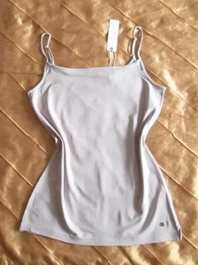 ESPRIT BASIC DAMEN STRETCH SPAGHETTI TANK TOP ROSA MAUVE LILA XXL, 44 NEU - Bild 1 von 8