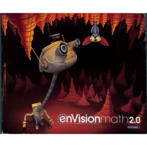 EnVision Math 2.0 Vol 1 and 2 - Paperback Book - Foto 1 di 5