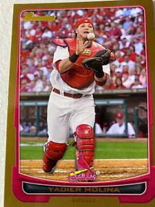Yadier Molina 2012 Bowman GOLD Parallel Card #18 - Picture 1 of 1