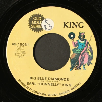 EARL 'CONNELLY' KING: big blue diamonds / don't take it so hard KING 7" Single - Image 1 of 2