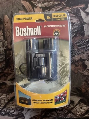 2-BUSHNELL Powerview High Power 8x 21mm Binoculars  #132514C NEW  - Image 1 of 4