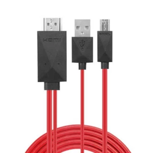 Adaptateur 2m Full HD 1080P Micro USB MHL + USB Connecteur vers HDMI Adaptateur HDTV Conv - Photo 1/7