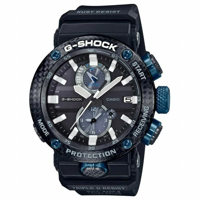 Casio G-Shock GWR-B1000-1A1JF Radio Solar Bluetooth Carbon Core Guard Watch - Black