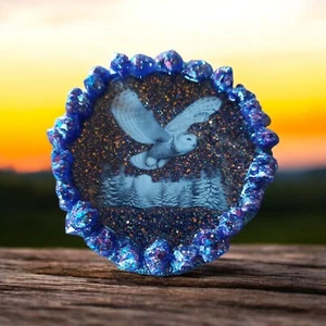 Resin Owl Coaster - Picture 1 of 1