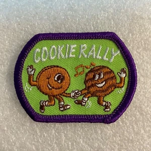 Cookie Rally Dancing Cookie Oval Patch 2.5"x1.75" GnuFashion - Picture 1 of 3