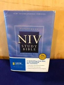 NIV Study Bible by Zondervan Hardbound with Dust Jacket - Foto 1 di 12