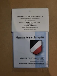 Archer Nr.: FG35044 German Helmet Insignias  1:35 OVP versiegelt - Picture 1 of 2