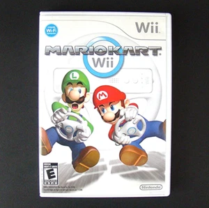 Mario Kart Wii Nintendo Wii Video Game 2008 CIB Complete Manual 00s - Picture 1 of 3