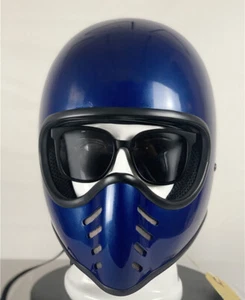Japan Style Full Face Rider Motorcycle Helmet Retro Small Motorbike Helmet SORK - Picture 1 of 29