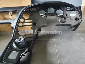 Carbon Dash Overlay Set to suit S1 Jza80 Supra Sz Szr Rzs Gz Rz Jdm Turbo - Picture 1 of 4