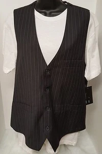 Point Zero Mens Shirt Size M Medium Black White Blue Striped NEW - Picture 1 of 5