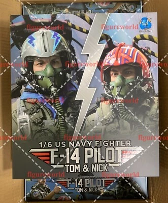DID MA80182 1/6 US Navy Fighter F-14 Pilot Tom & Nick Action Figure Model Toys - Image 1 of 4