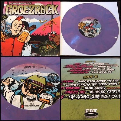 FAT MUSIC FOR WRECKED PEOPLE Groezrock 2019 10” Purple Vinyl-NOFX Mad Caddies - Image 1 of 4