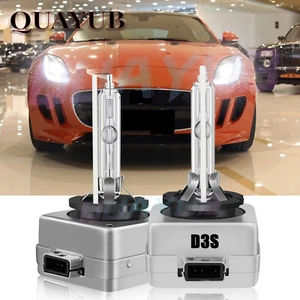 For Jaguar F-Type 2014-2017 D3S Xenon HID Headlight Bulbs High/Low Beam White 2X - Picture 1 of 12