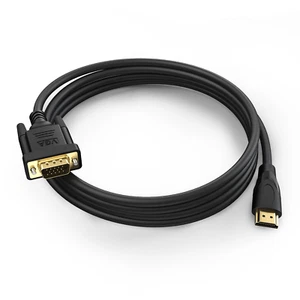 5ft Gold-Plated HDMI to VGA Cable for Desktop, Laptop, Monitor, Projector - Picture 1 of 10