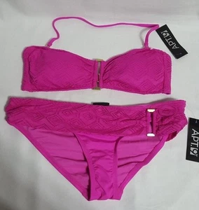 New Womens Orchid APT 9 2Pc Top & Bottom Bikini Swimsuit Bathing Suit Medium - Picture 1 of 3