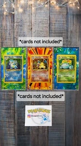 Pokemon Charizard Blastoise Venusaur Base 2 Custom Display Case Slabs - Picture 1 of 10