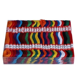 Embroidery Cotton Threads Beautiful 8 m Each Skeins Assorted Pack of 100 Skeins - Picture 1 of 4