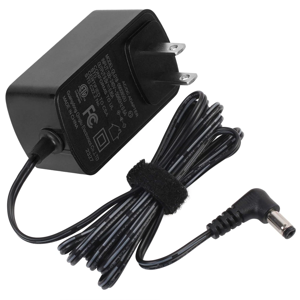 9V Power Supply Adapter for Guitar Effect Padals Tip Center Negative 5.5 x 2.1mm - Image 1 of 4