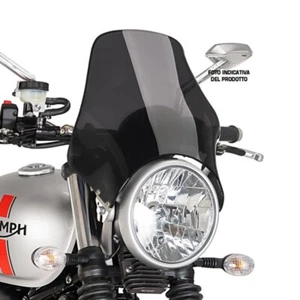 PUIG CUPOLINO UNIV. NAKED PER YAMAHA YBR125 CUSTOM 08-13 FUME SCURO - Foto 1 di 1