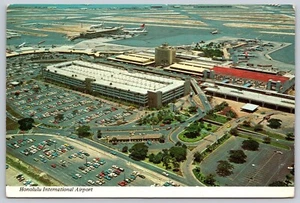 Postcard Honolulu International Airport Hawaii - Picture 1 of 2