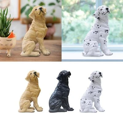 Dog Statue Resin Creative Cute Desktop Ornament for Outside Yard Patio - image 1 of 2