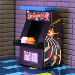 Astrobricks Arcade Machine made using LEGO parts - B3 Customs - Picture 1 of 3