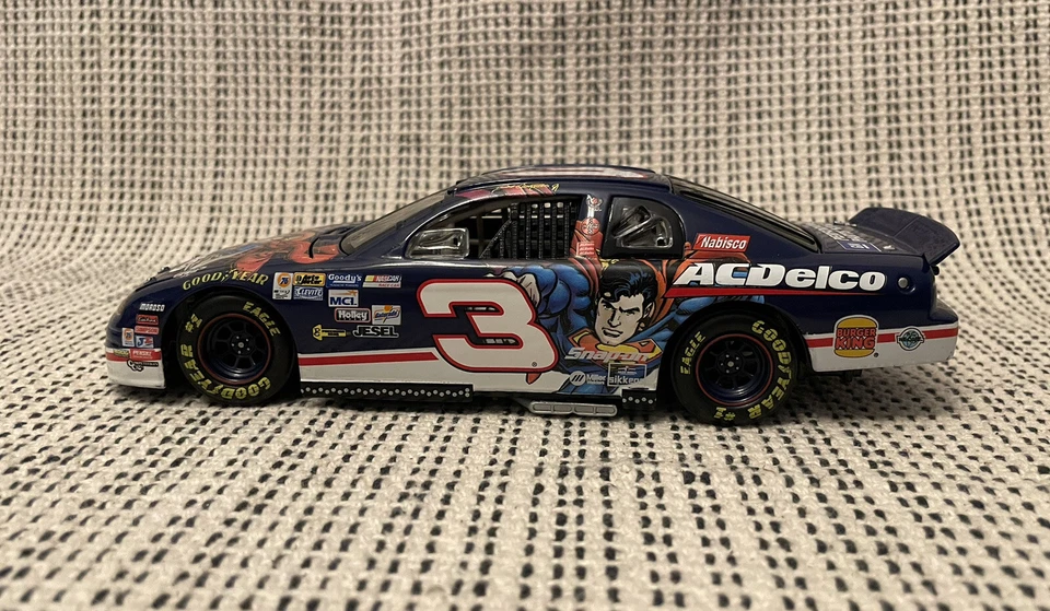 Dale Earnhardt Jr #3 ACDelco Superman 1999 Monte Carlo 1:24 Scale Stock NASCAR - Image 1 of 4