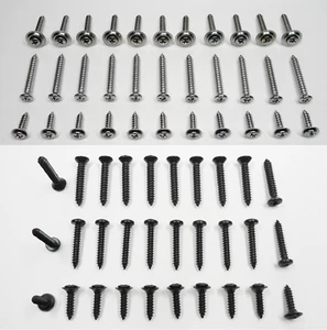 ¡JUEGO DE 63 TORNILLOS INTERIORES! PARA TODOS LOS AUTOS/CAMIONES FORD F150 MUSTANG TORINO BRONCO ETC. - Imagen 1 de 12