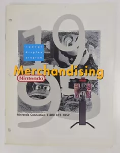 1995 Nintendo 2. Hälfte Mitarbeiter Merchandising Vermietung Katalog Store Display - Bild 1 von 4