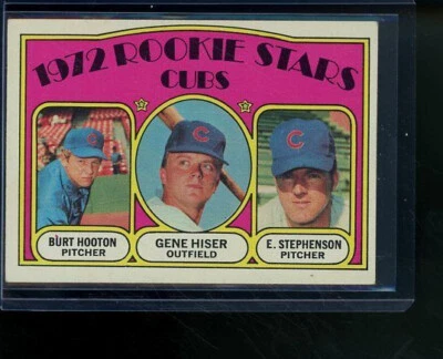 1972 TOPPS #61 CUBS ROOKIE STARS BURT HOOTON  - Image 1 of 2
