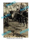 OLD LARGE PHOTO ABORIGINAL BORA RITE CEREMONY ARRIVAL OF THE KING c1900