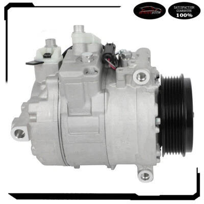 Compressor CA A/C para Mercedes-Benz CL550 S550 2007 2008 2009 2010 4.7L 5.5L - Imagem 1 de 4