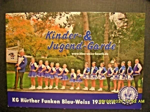Karneval Hürther Funken Blau - Weiss 1938 e.V. + Info - Karte - Bild 1 von 2